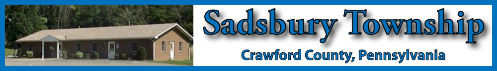 Contact Information Sadsbury Township Crawford County Pa